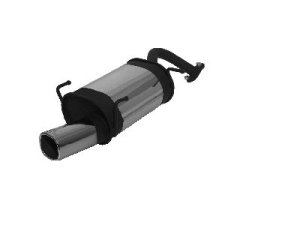 Nissan Micra Performance Exhaust - Rear - Remus - Axle Back - 2002